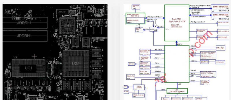联想 Legion 5-15ITH6H NM-D711 图纸+点位-修呗修呗