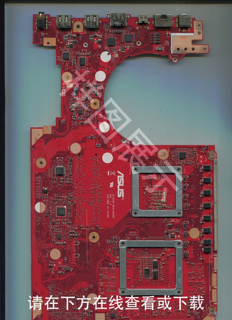 图片[2]-华硕GL703G 版号：GL703GS Rev:1.4-修呗修呗