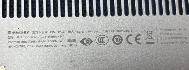 图片[3]-惠普 HP ProBook 430 G7 版号：DA0X8LMB8D0 REV:D-修呗修呗