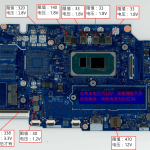LA-K321P  通病维修 阻值电压图-修呗修呗